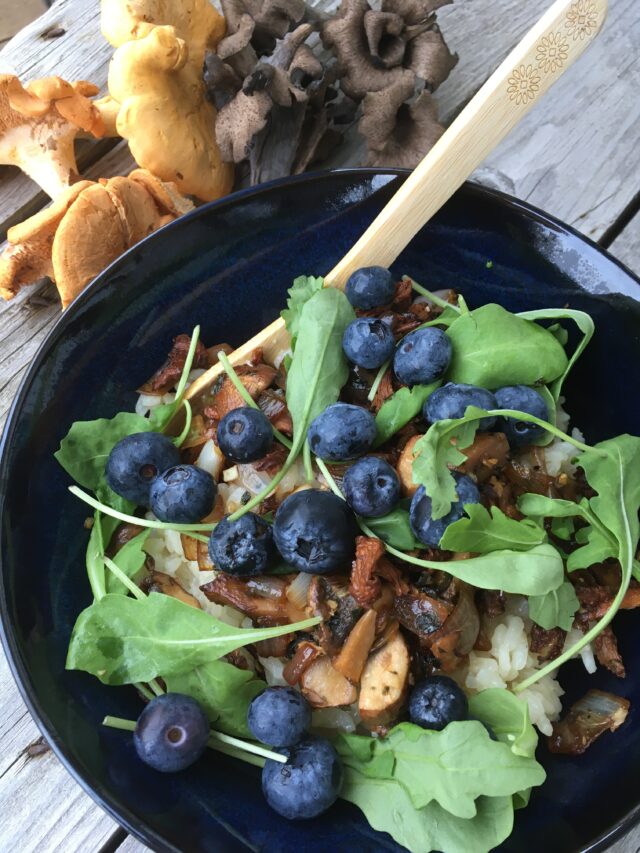 Lektinfri parboiled svamperisotto