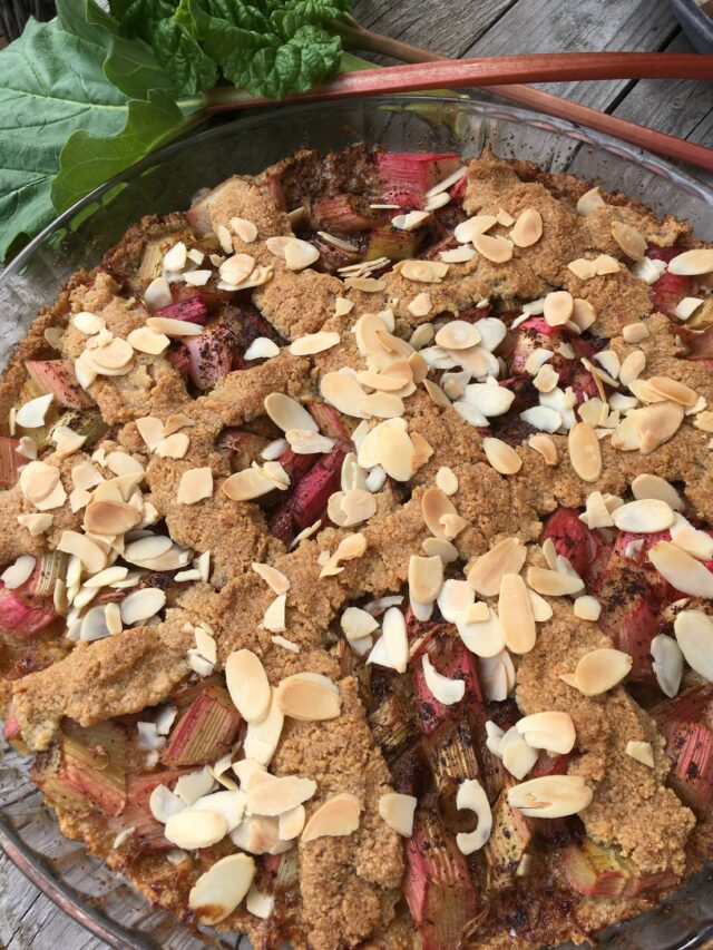 Rabarbertærte lektinfri