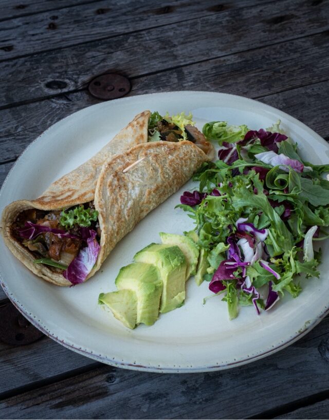 Banan-spinat pandekager