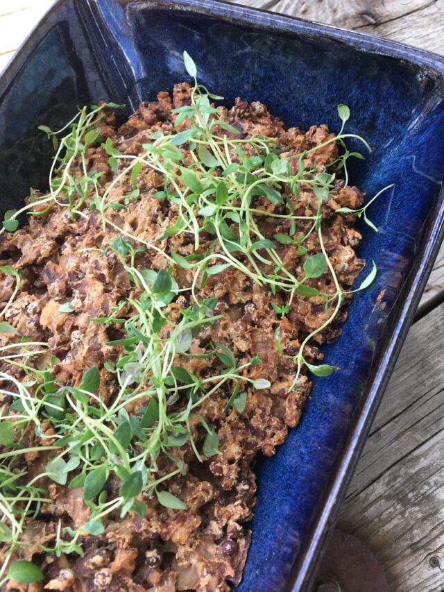 Vegetarisk nødde/svampe-paté